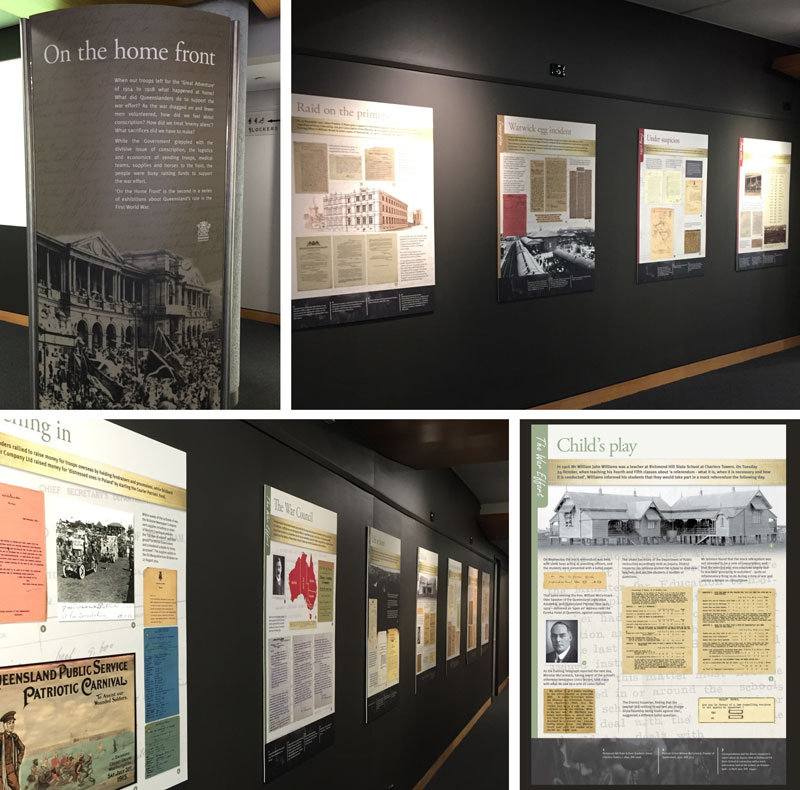Queensland State Archives – ‘On the home front’ exhibition