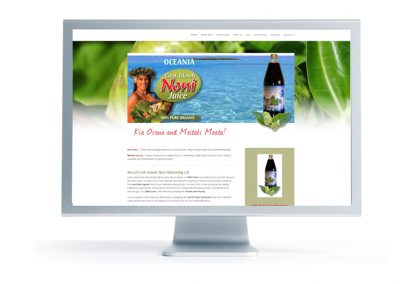 Noni Juice Cook Islands website
